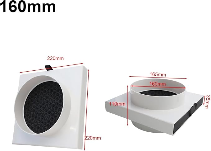 Duct Air Filter, High-Efficiency HEPA Activated Carbon - Image 2