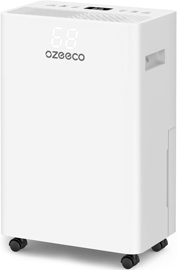 34 Pint Dehumidifier for Basement up to 2500 Sq.Ft, ozeeco Home Dehumidifier by CORDLESSVACUUMCLEANER
