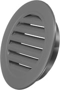 PATIKIL 6" Round Air Vent, Louver Grille Cover Aluminum Alloy Soffit Vent HVAC by PATIKIL