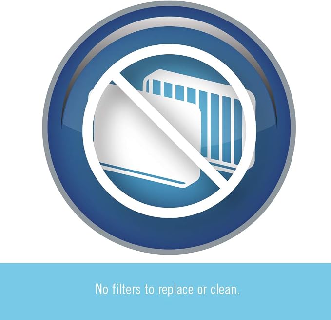 Homedics TotalClean Personal UV-C Plug-In Air Sanitizer – Small Air Purifier - Image 4