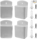 4pcs Remote Control Holder Wall Mount, Self Adhesive Pen Holder Storage by Unknown