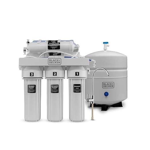 BLACK+DECKER RO 75 Under Sink Water Filter, Alkaline 6-Stage Filtration System by BLACKDECKER