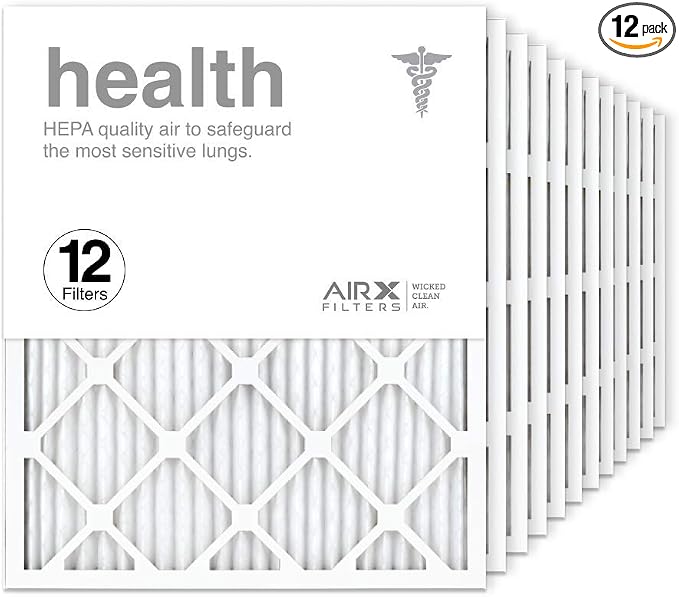 AIRx Filters 20x24x1 Air Filter MERV 13 Pleated HVAC AC Furnace Air Filter by AIRXFILTERSWICKEDCLEANAIR