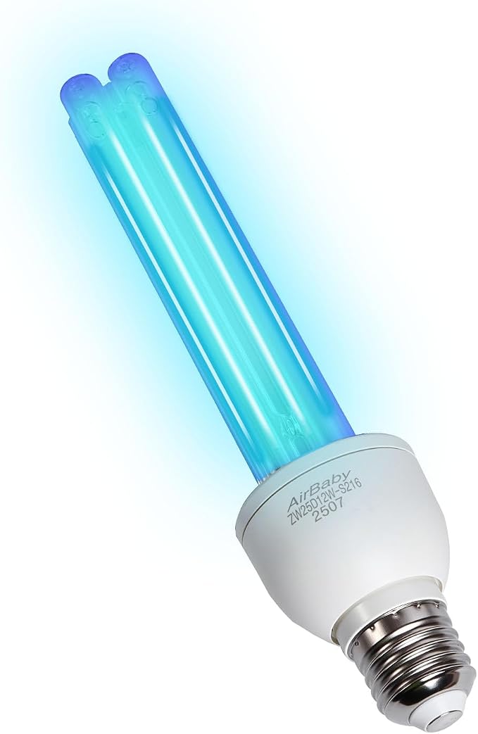 AIRBABY 25 watt Replacement ÜVC Light Bulb Ozone Free, 254nm Weavelength ÜV-C by Unknown