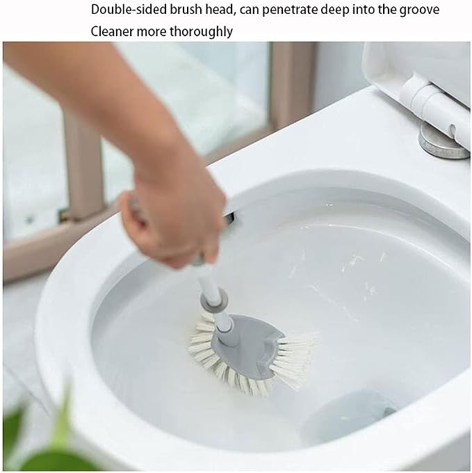 Plastic Toilet Brush，Toilet Bowl Scrubber, Toilet Brush Toilet Brushes and - Image 4