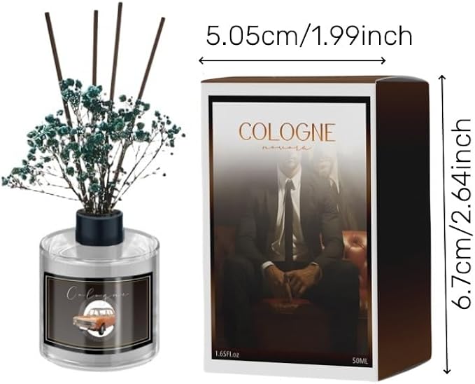 2Pcs Air Freshener, Cologne Fragrance Refill, 50ML Diffuser Perfume Refill - Image 8