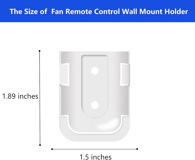 2PCS Fan Remote Control Holder Wall Mount - Image 3