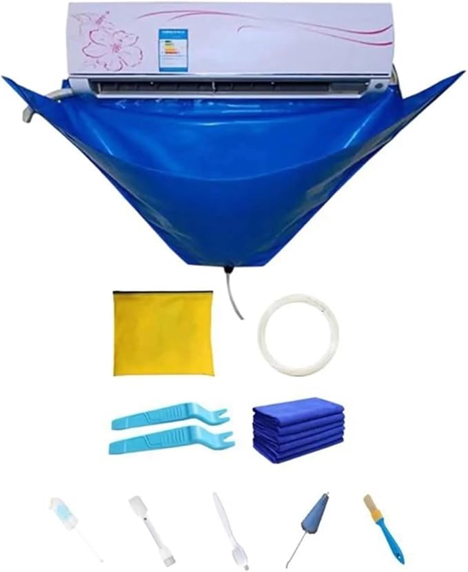 95 / 130cm Air Conditioning Cleaning Cover Water Bag Kit Cleaner Waterproof Rain - Image 7