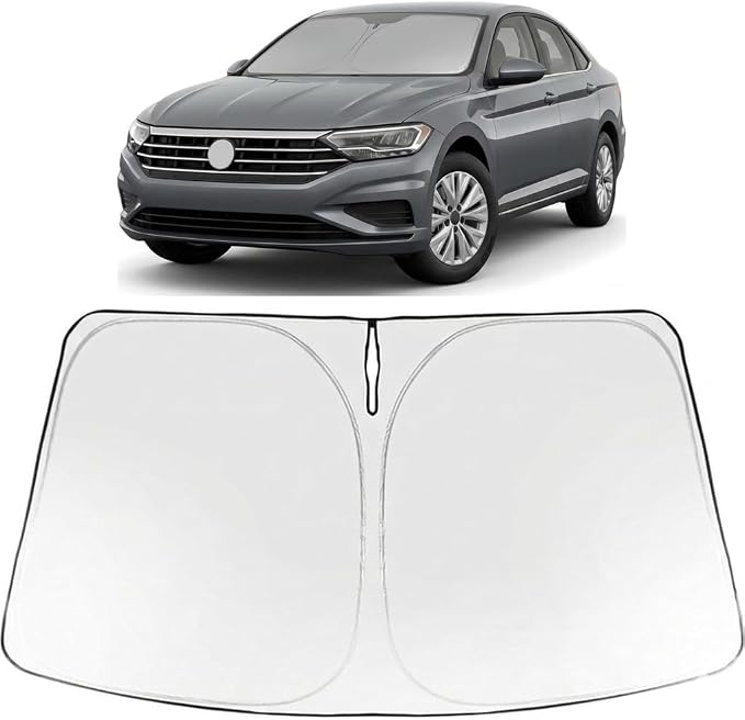 Proadsy Windshield Sun Shade for Volkswagen VW Jetta 2019-2026 Foldable Front by Proadsy