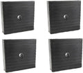 4 Pack Medium Anti Vibration Isolation Pads Air Compressor Heavy Equipment 4x4x1 by Unknown