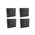 Pack Medium Anti Vibration Isolation Pads Air Compressor Heavy Equipment 4x4x1 by ReliableAftermarketParts
