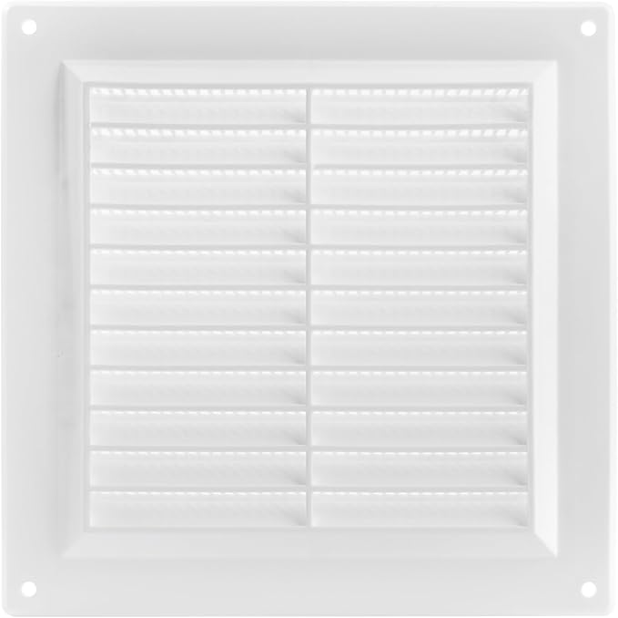 6" x 6" Inch White Vent Cover by ECOPROVENT