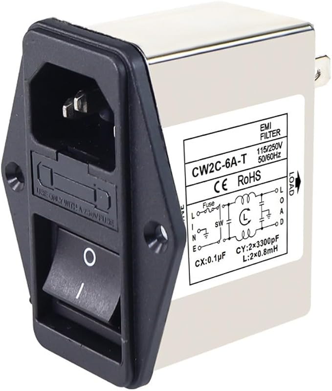IEC Power Filter, Inlet Power Socket, IEC Socket Power Filter - Image 2