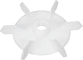 uxcell Motor Fan Blade 140mmx16mm D Shape Bore White Engineering Plastic by uxcell