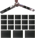 18 Pack Ceiling Fan Filters, Compact 4.8"x3.5" by Unknown