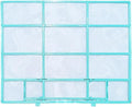 2pcs Indoor Hanging Air Conditioner Filter Accessories, Plastic Air Outlet Dust by Unknown