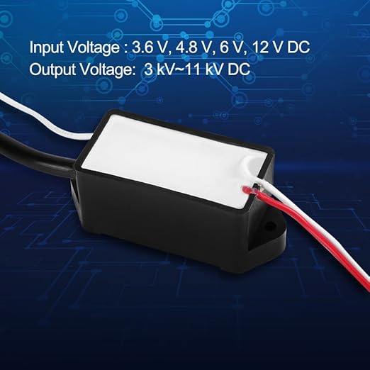 DC 3.6V/4.8V/6V/12V Input High Voltage Transformer 3kV-11kV Boost Step Up - Image 6