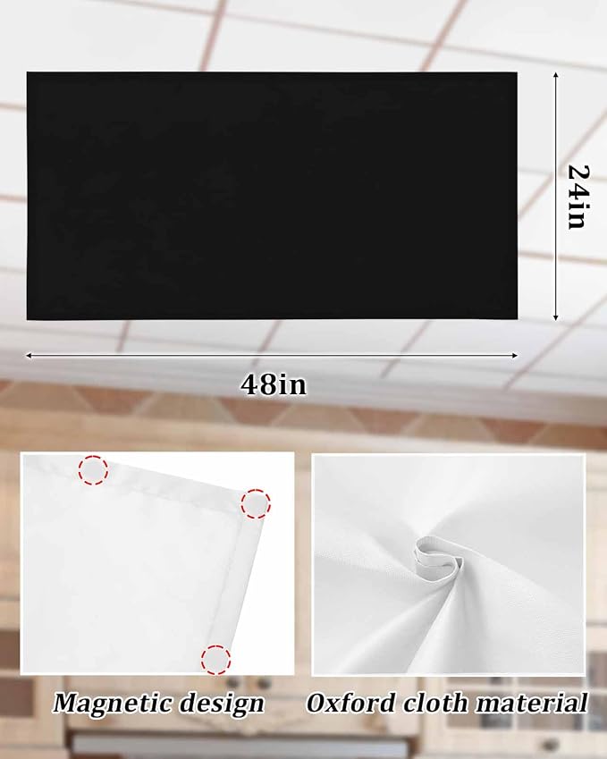 Magnetic Light Cover for Classroom Drop Ceiling, 1 Pack 4x2 Ft Fluorescent - Image 7