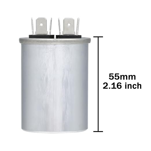 VEXUNGA 5uF 5 MFD 370VAC 440VAC 450VAC 50/60Hz CBB65B Round Run Start Capacitor - Image 2