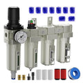 3/4" NPT Air Compressor Water Separator, Industrial 4 Stage Air Drying System by RVMARINEPAT