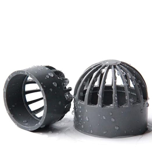 1/5Pcs PVC Round Air Duct Vent Cover Breathable Cap Lsolation Net Fish Tank - Image 2