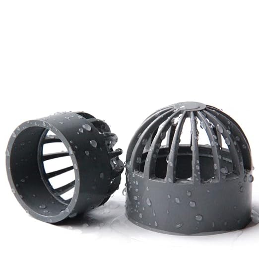 1/5Pcs PVC Round Air Duct Vent Cover Breathable Cap Lsolation Net Fish Tank - Image 2