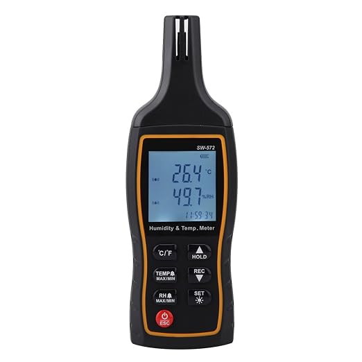 LCD Thermometer Hygrometer, Digital Temperature Humidity Meter - Image 6