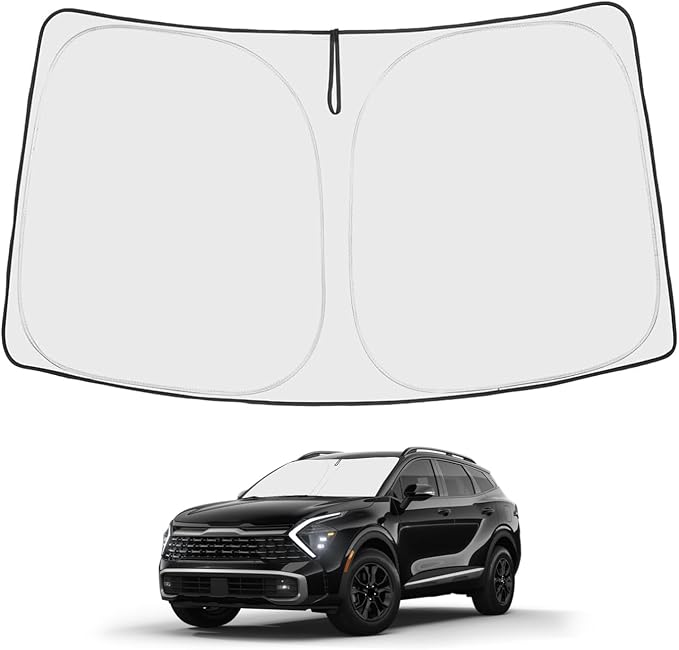 Proadsy Windshield Sun Shade for Kia Sportage NQ5 2023 2024 2025 2026 4-Layer by Proadsy