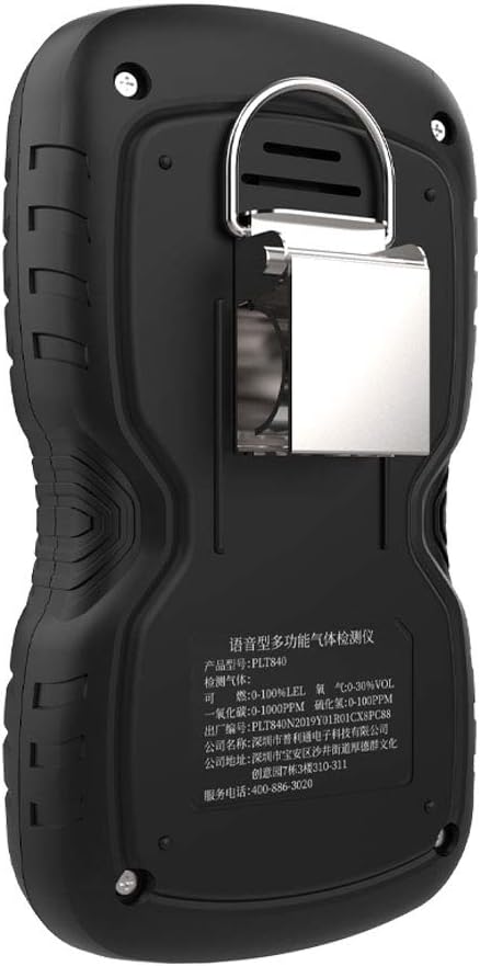Portable Gas Detector, Gas Clip 4 Gas Monitor Meter Tester Analyzer, - Image 9