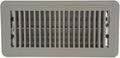 EZ-FLO 4 x 10 Inch Floor Register Vent Cover, One-Way Ventilation Register by EZ-FLO