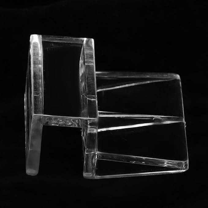 20Pcs Aquarium Glass Cover Holder Transparent Edge Mount Bracket Acrylic Clip - Image 6