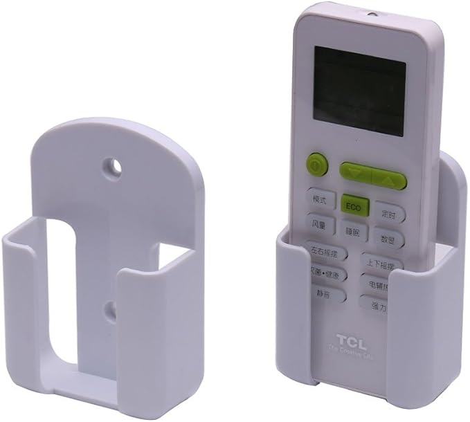 2 Pcs Remote Control Holder Rack Wall Mount Media Organizer Storage Rack by BAMI-LEE-House