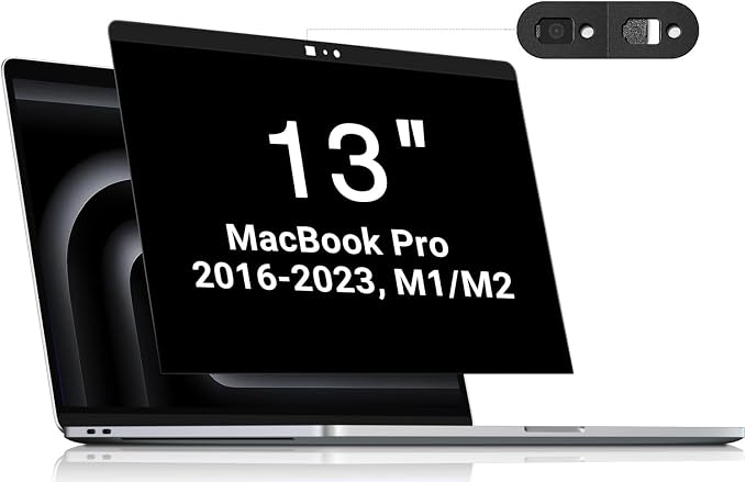 FILMEXT Magnetic Privacy Screen Macbook Pro 13 Inch, Removable Anti Blue Light by FILMEXT