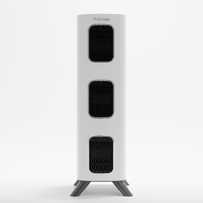 Air Oasis iAdaptAir 2.0 H13 HEPA Filter Air Purifier Reduces 99% of Viruses by AirOasis