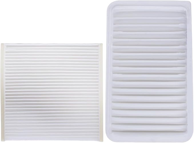Engine and Cabin Air Filter 17801-20040 87139-33010 Replacement by SUPLABEL