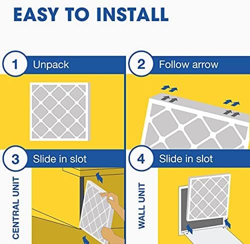 Aerostar 16x25x1 MERV 6 Pleated Air Filter, AC Furnace Air Filter, 6 Pack - Image 6