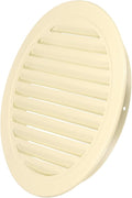 PATIKIL 12" Round Air Vent, Louver Grille Cover Aluminum Alloy Soffit Vent HVAC by PATIKIL