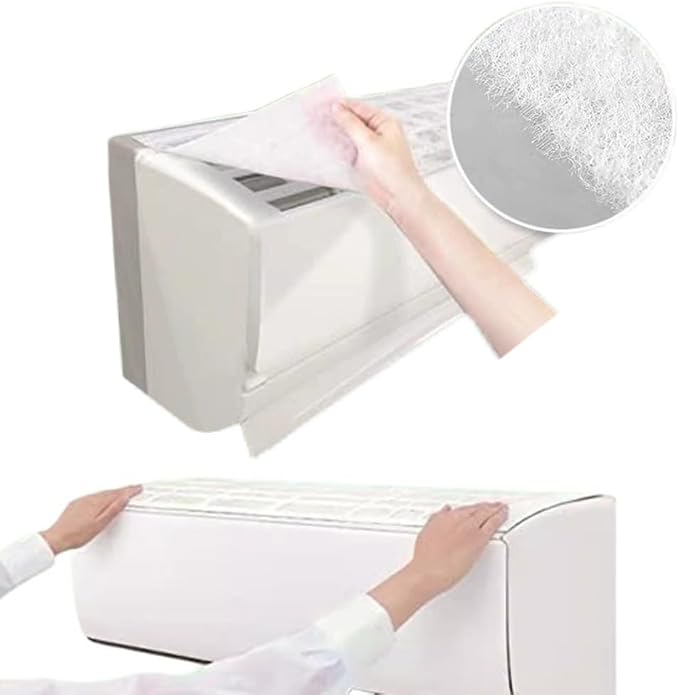 10 Pack Mini Split Vent Filters Cover Non-Wowen Fabric Top Dust Cover Air - Image 4