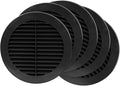 Repa Market 5-Pack 6 Inch Round Black Vent Cover/Plastic Air Vent Grille by RepaMarket