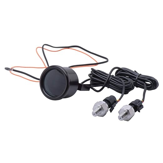 Dual Display Air Suspension Gauge Air Ride Air Pressure Gauge 2Inch 0-220PSI - Image 6