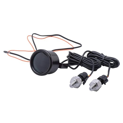 Dual Display Air Suspension Gauge Air Ride Air Pressure Gauge 2Inch 0-220PSI - Image 6