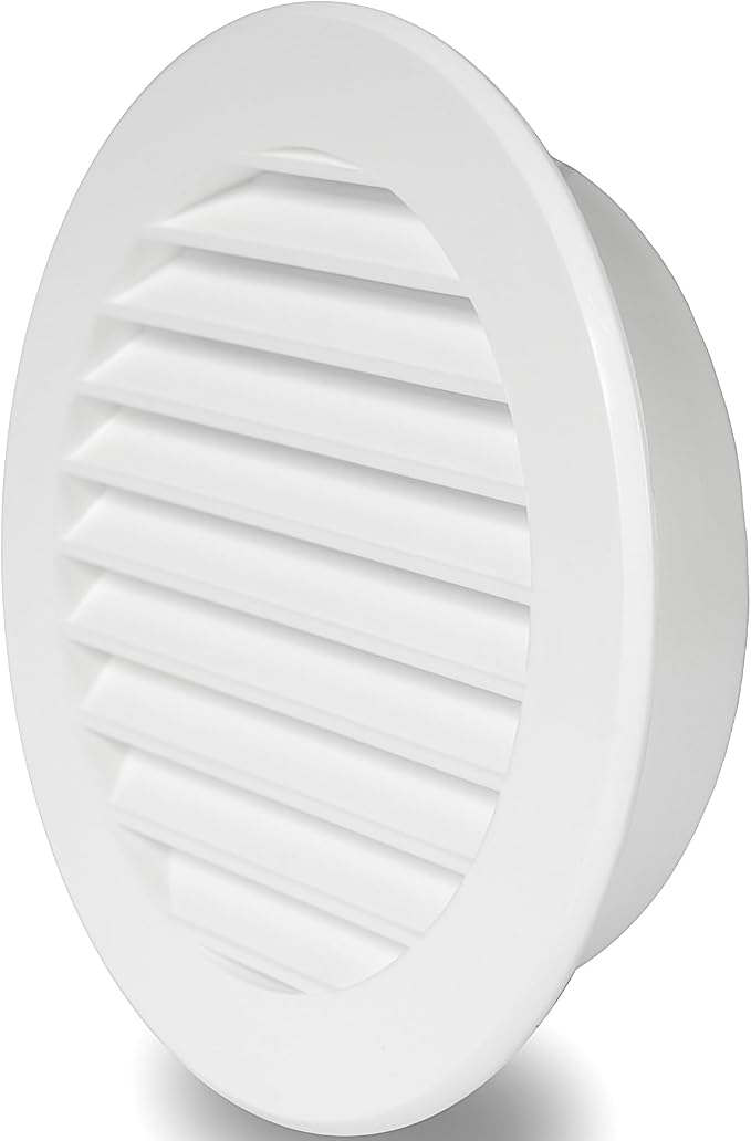 Repa Market 4 Inch Round White Vent Cover/Plastic Air Vent Grille by RepaMarket