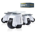 POWERTEC 17300 2-Inch Leveling Casters Set of 4 | Heavy Duty by POWERTEC