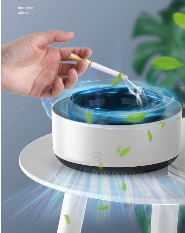 Indoor Smart Purified Smoke-free ashtray, 2 in 1 Air Purifier Multifunctional - Image 8