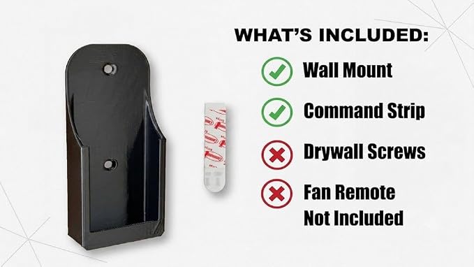 Ceiling Fan Remote Wall Mount Holder - Image 4