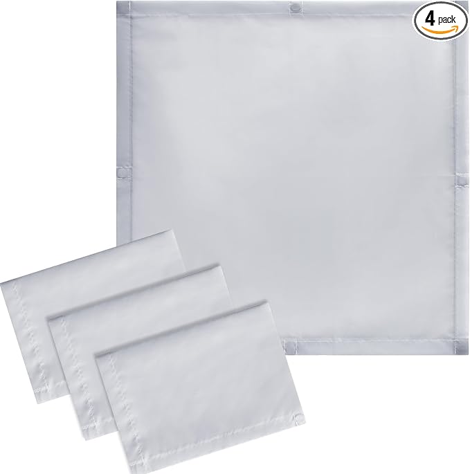 VIHOSE 4 Pcs 2 x 2 Feet Fluorescent Light Covers by VIHOSE