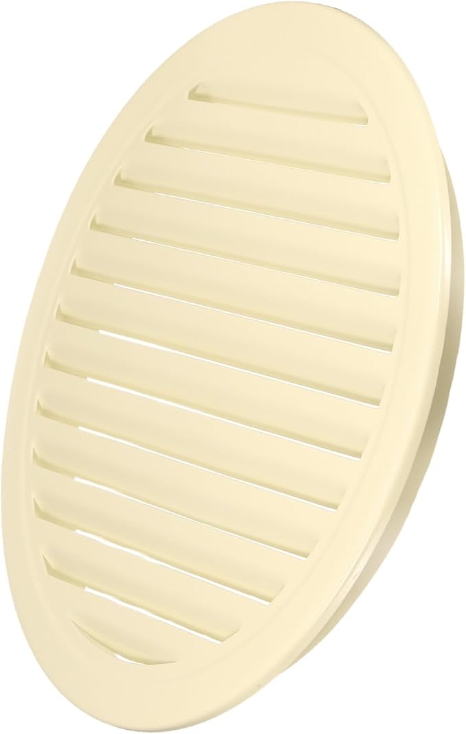 PATIKIL 16" Round Air Vent, Louver Grille Cover Aluminum Alloy Soffit Vent HVAC by PATIKIL