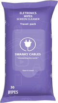 Swanky Cables Screen Cleaner Wipes: Electronic Wipes by SWANKYCABLES