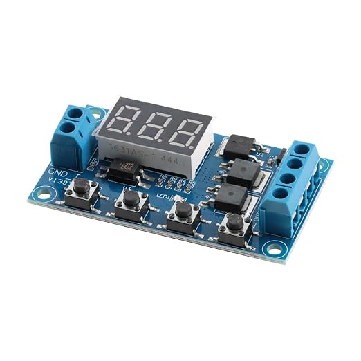 3Pcs DC 12V-24V Relay Timer Switch Module, Trigger Cycle Delay Timer Switch - Image 3
