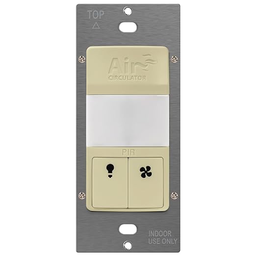 TOPGREENER Dual Load Air Circulator Switch, Auto Hourly Fresh Air Switch & by TOPGREENER